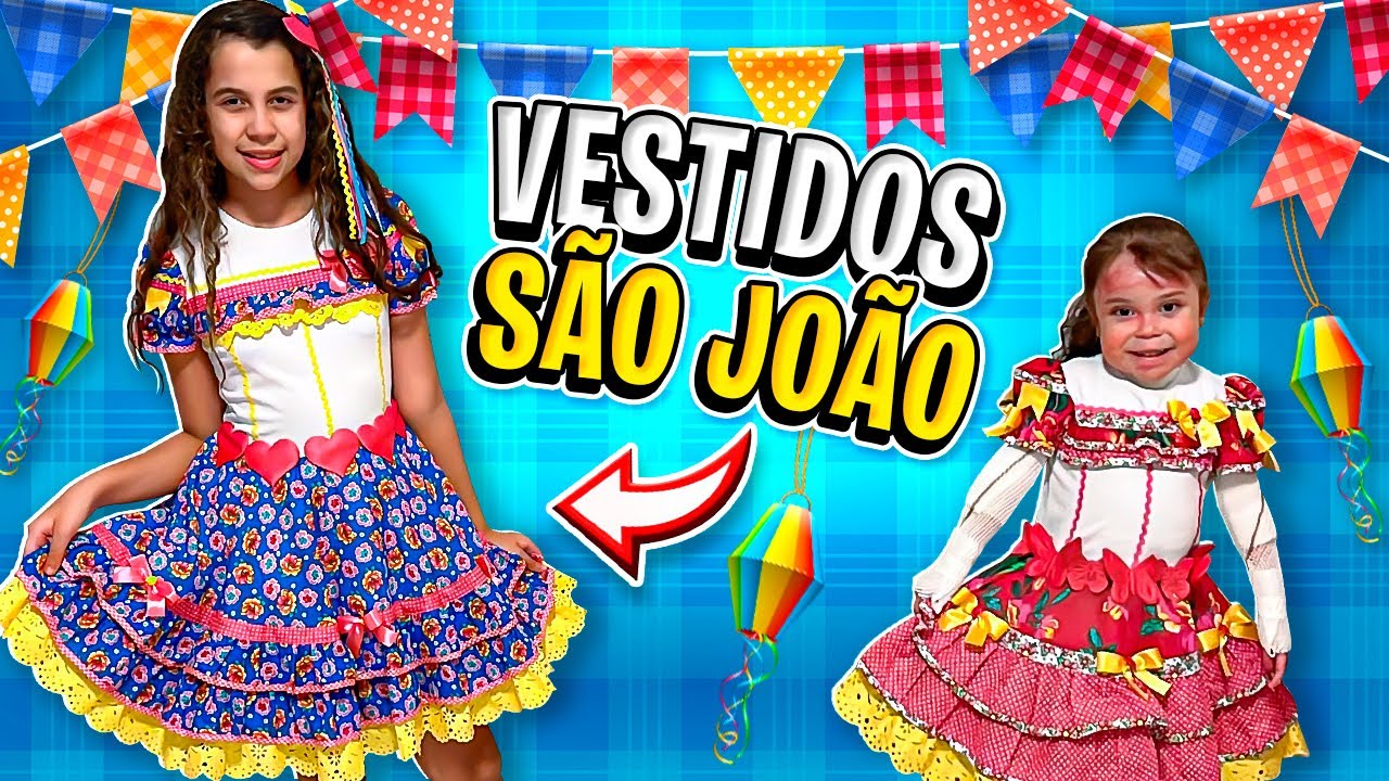 COMPREI O VESTIDO DE SÃO JOÃO DE SARAH E ELOAH !
