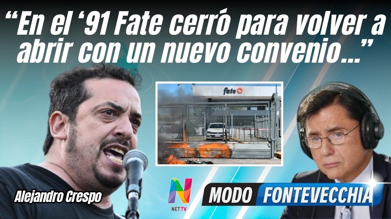 Alejandro Crespo: “Fate no produjo pérdidas y nunca se declaró en quiebra”