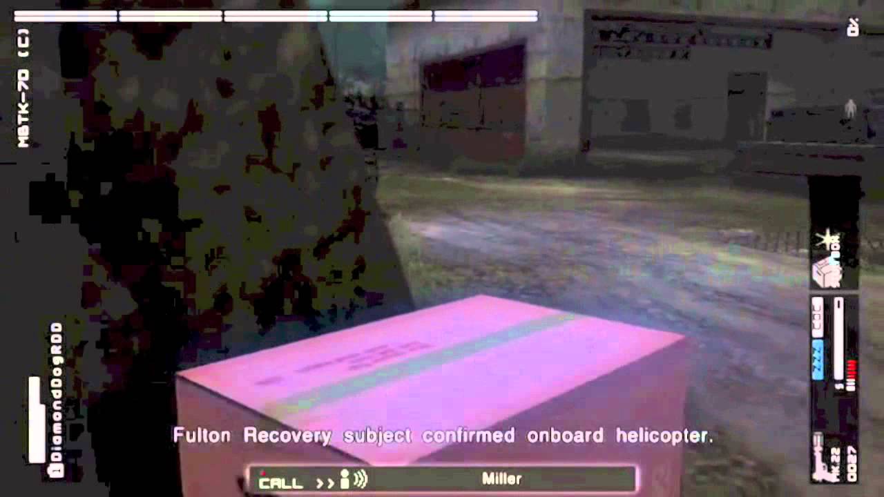 MGS: Peacewalker - Extra Ops 98 Tank Battle (No Kills/S Rank)
