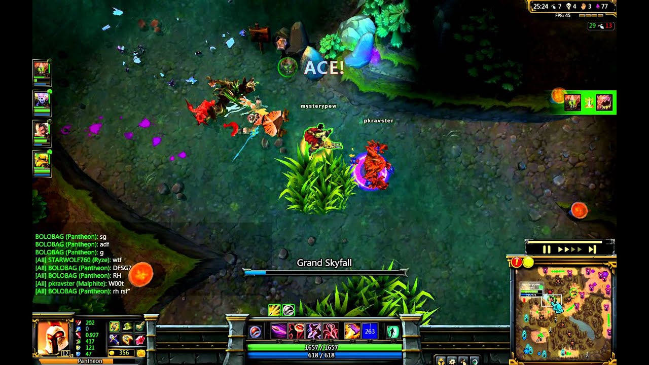 Malphite Pentakill 1v5