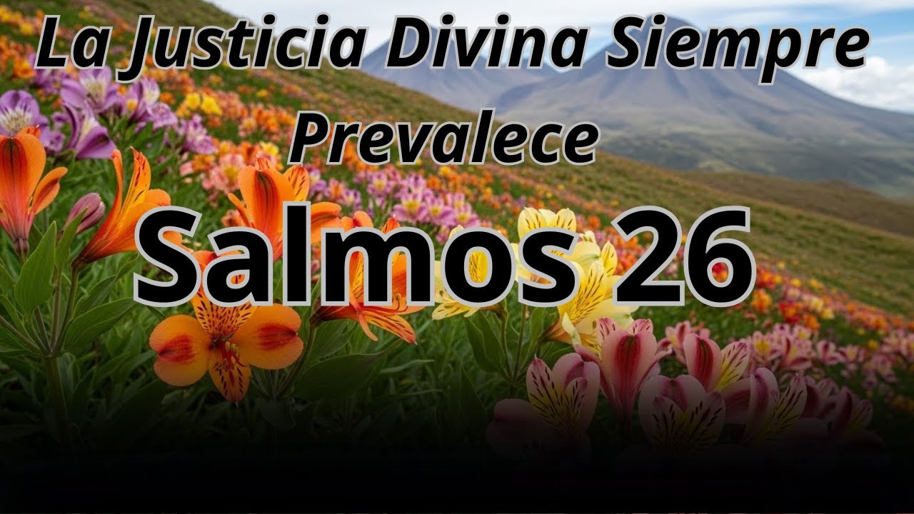 SALMOS 26 Hazme justicia  Señor, porque he andado en mi integridad