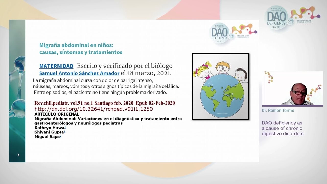 El déficit de DAO como causa de trastornos digestivos crónicos (ES) -Congreso´21