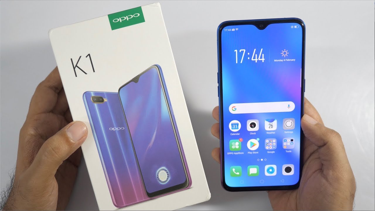 OPPO K1 Unboxing & Overview - In-display Fingerprint & 25MP Camera