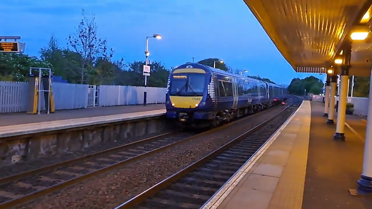 ScotRail 170 412 passing Dalmeny Station for Edinburgh 08/05/2025