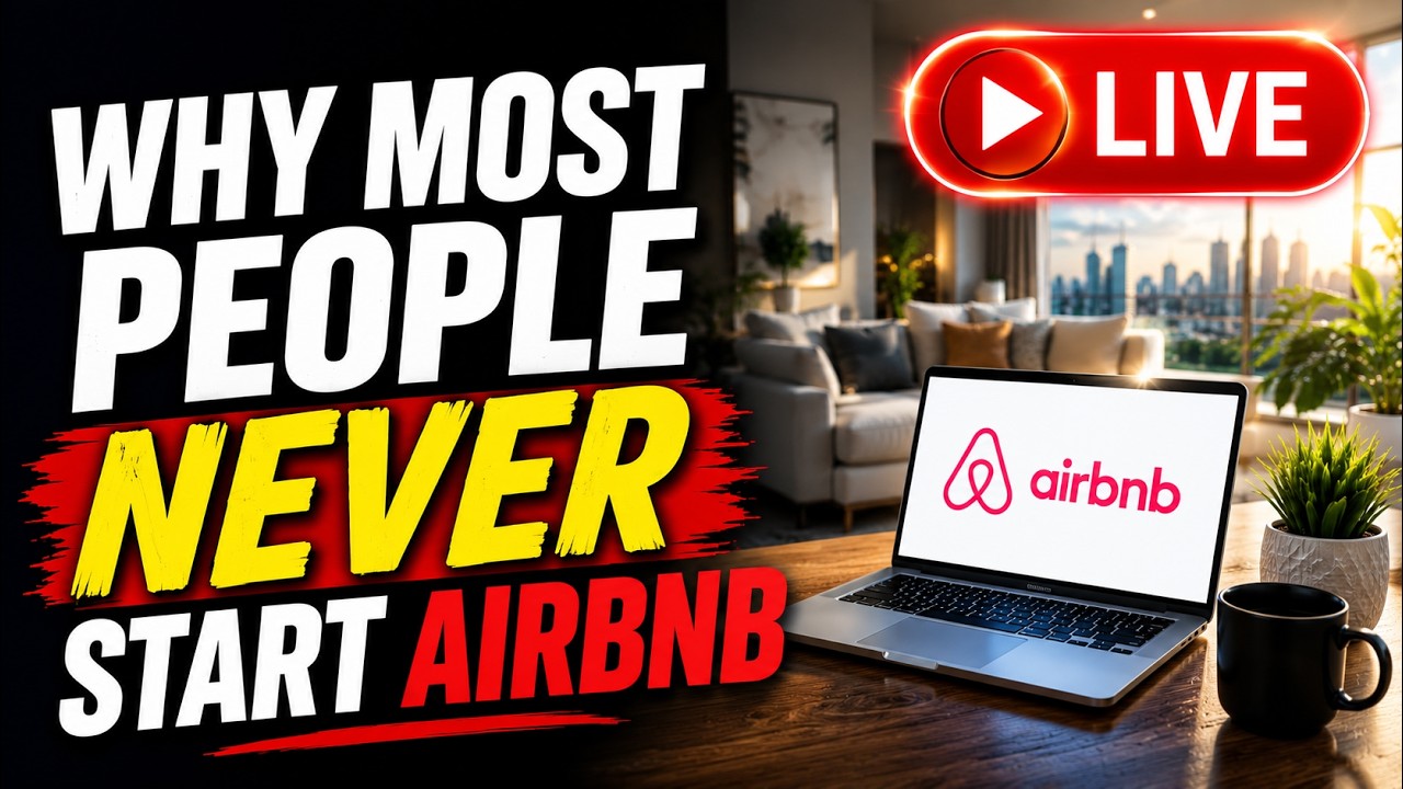 🔴 LIVE NOW: Get Your First Airbnb Property (No Buying, No Credit, No Furnishing)
