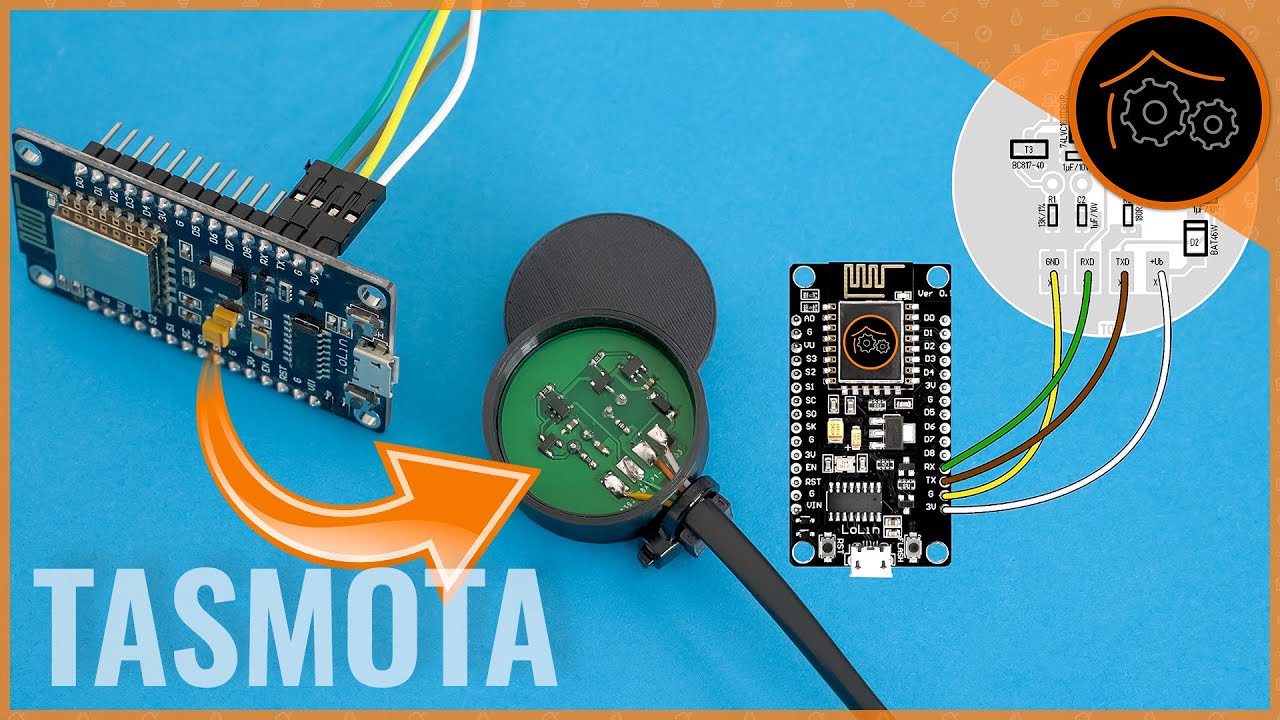 IR-Lesekopf für Stromzähler am ESP8266 mit Tasmota (Wemos D1 Mini / NodeMcu)