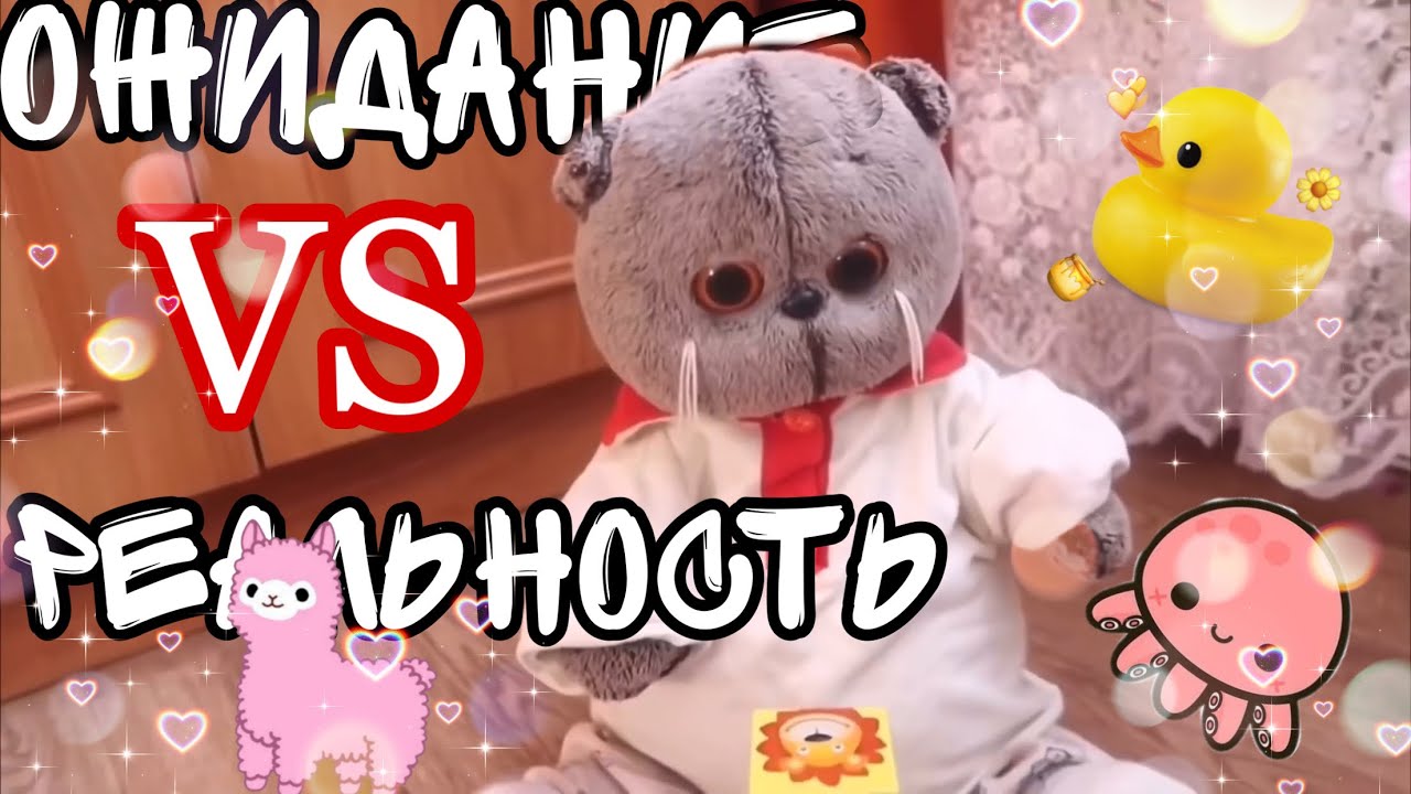 ОЖИДАНИЕ VS РЕАЛЬНОСТЬ с котом Басиком