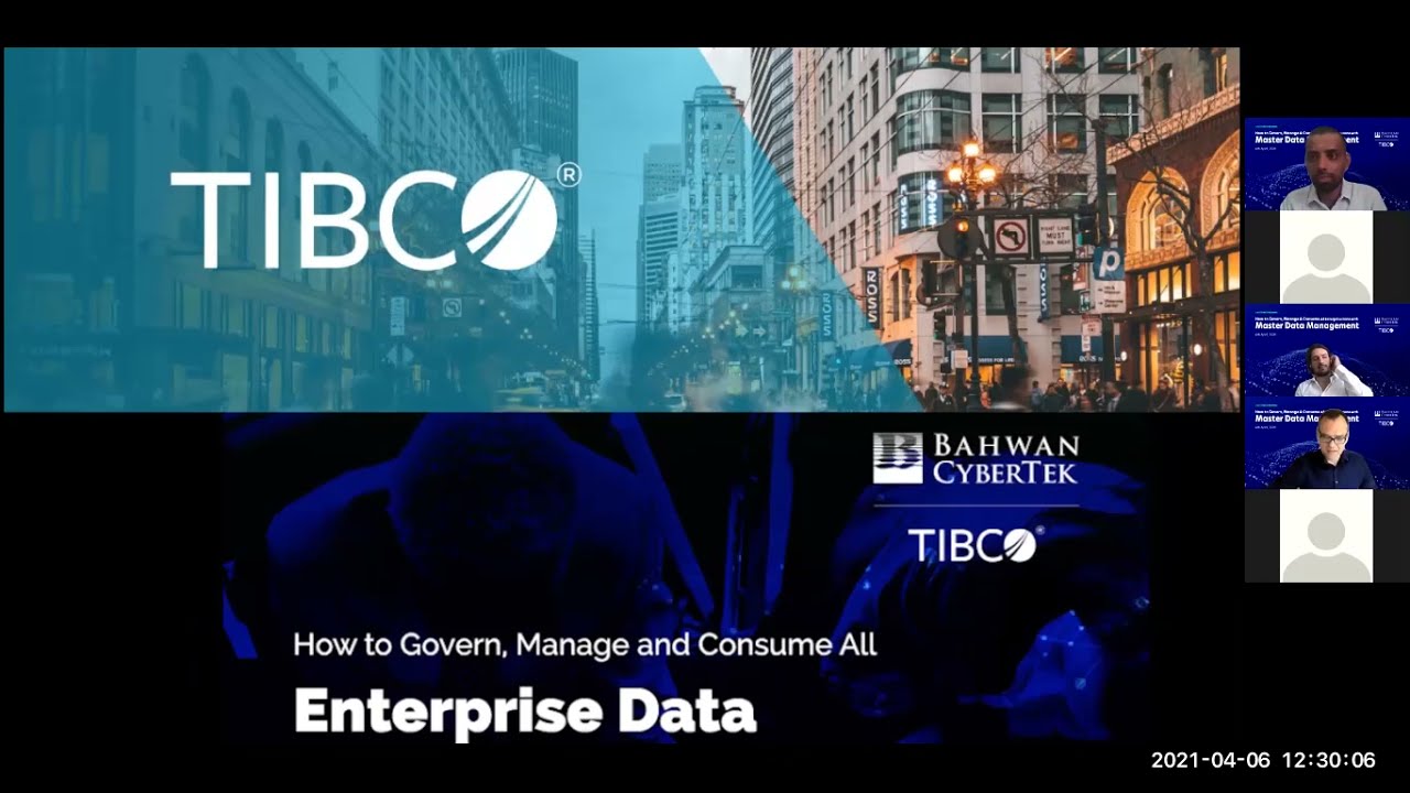How to govern, manage and consume all Enterprise Data with Master Data Management |BCT-TIBCO Webinar