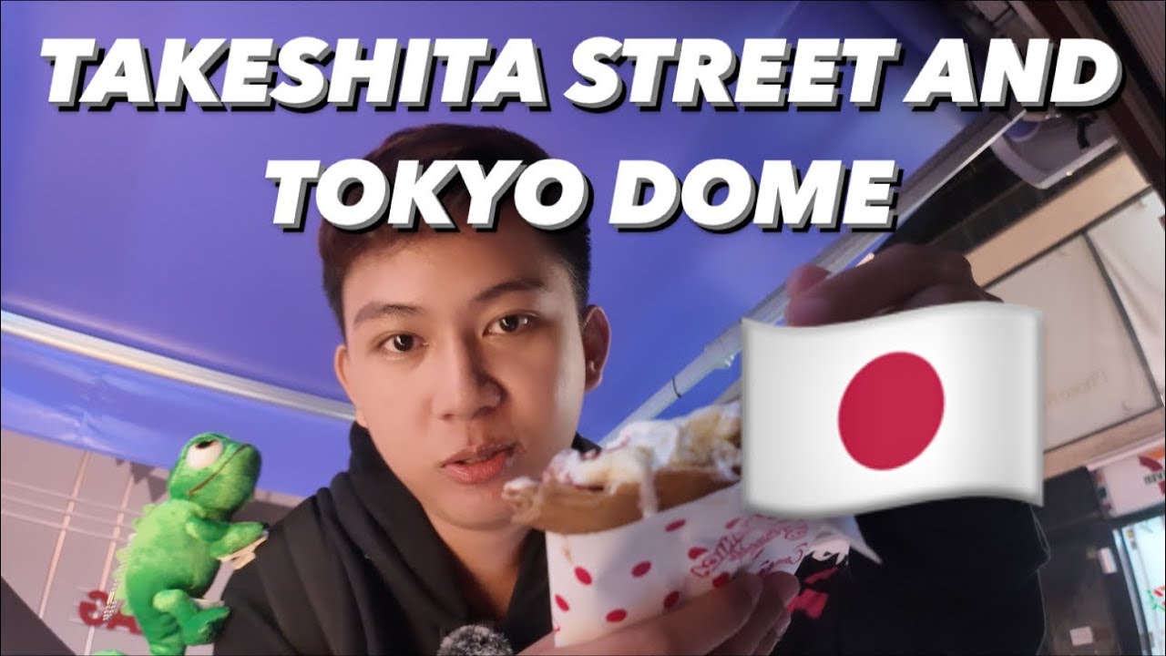 JAPAN VLOG | TAKESHITA STREET X TOKYO DOME | RODOLF JAMILLA