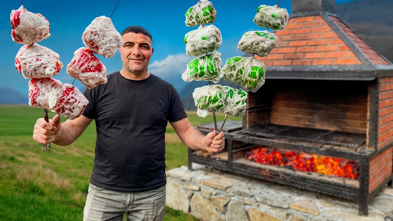 Nie Widzieliście Takich Szaszłyk&oacute;w! Dolma Han Kebab na Grillu