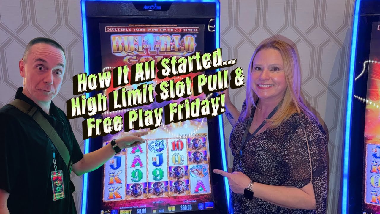 High Limit Slot Pull to Casino Floor…Another Reel Free Play Friday 🎰
