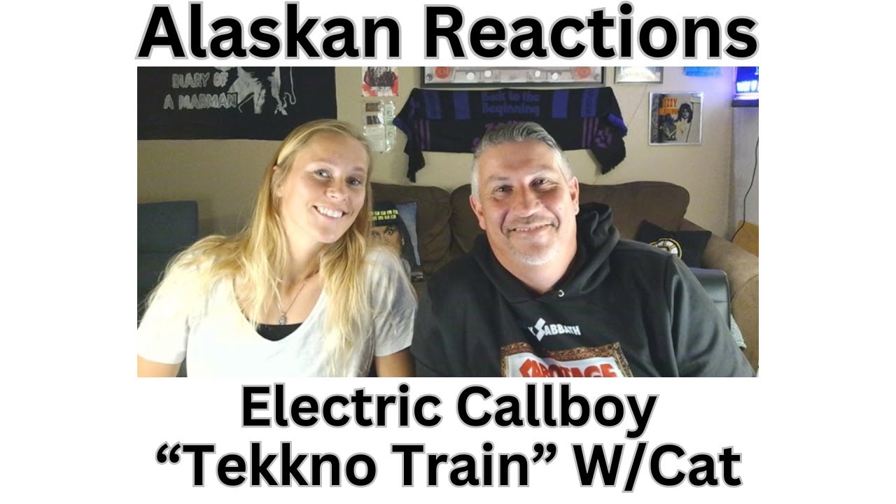 Alaskan Reactions Cat's 1st Time Hearing-Electric Callboy 