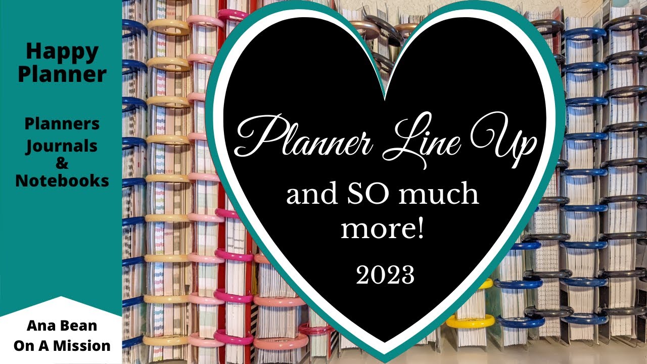 Planner Line Up 2023 and SOOOOO much more - Planners, Journals, and Notebooks OMY! #thehappyplanner
