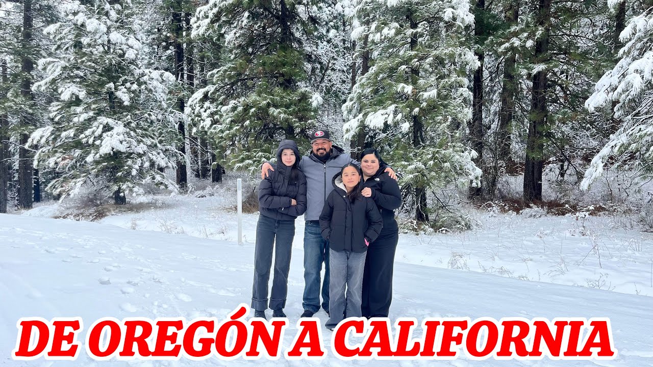 NOS QUEDAMOS ATRAPADOS EN LA NIEVE DE REGRESO A CALIFORNIA 