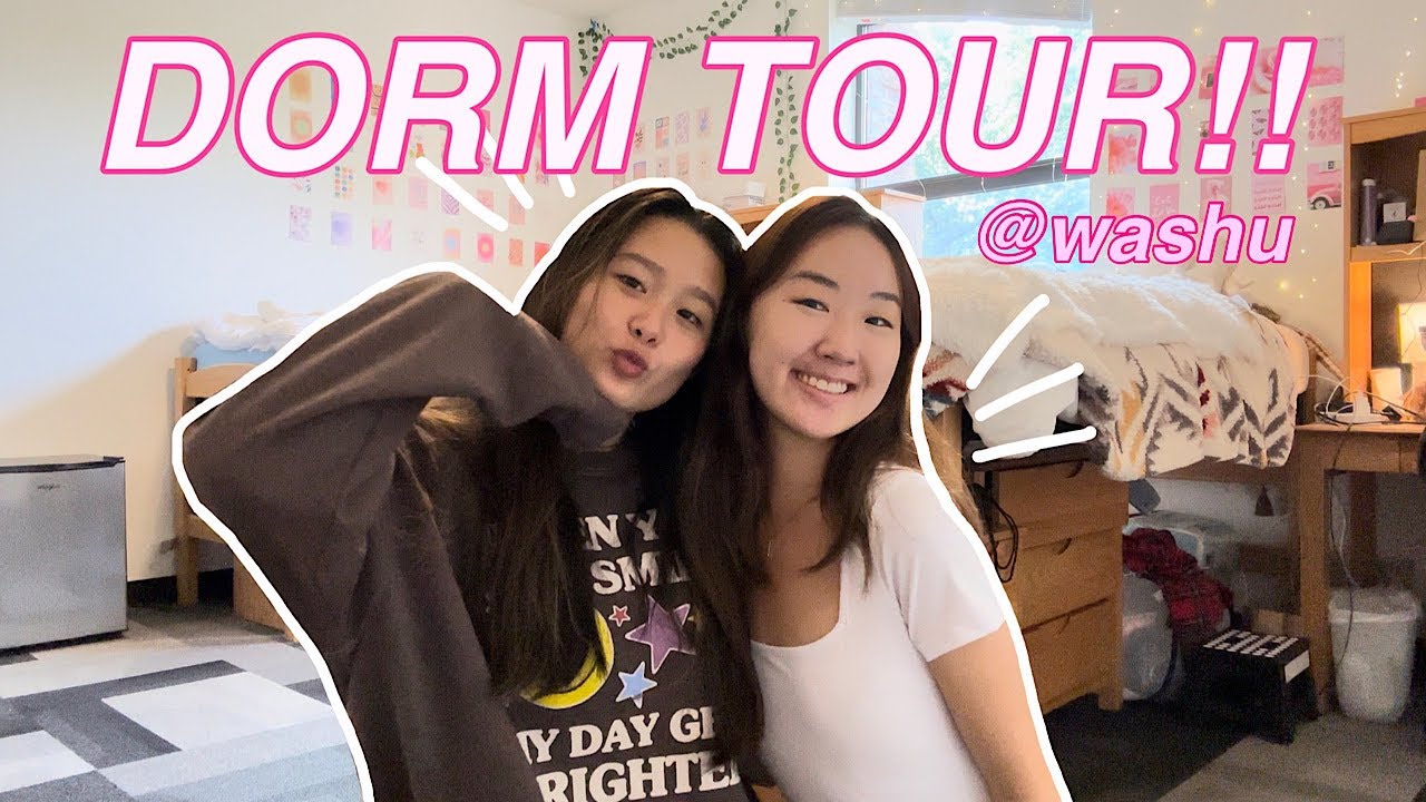 THE #1 COLLEGE DORM IN THE US TOUR🤩💖 @WASHU