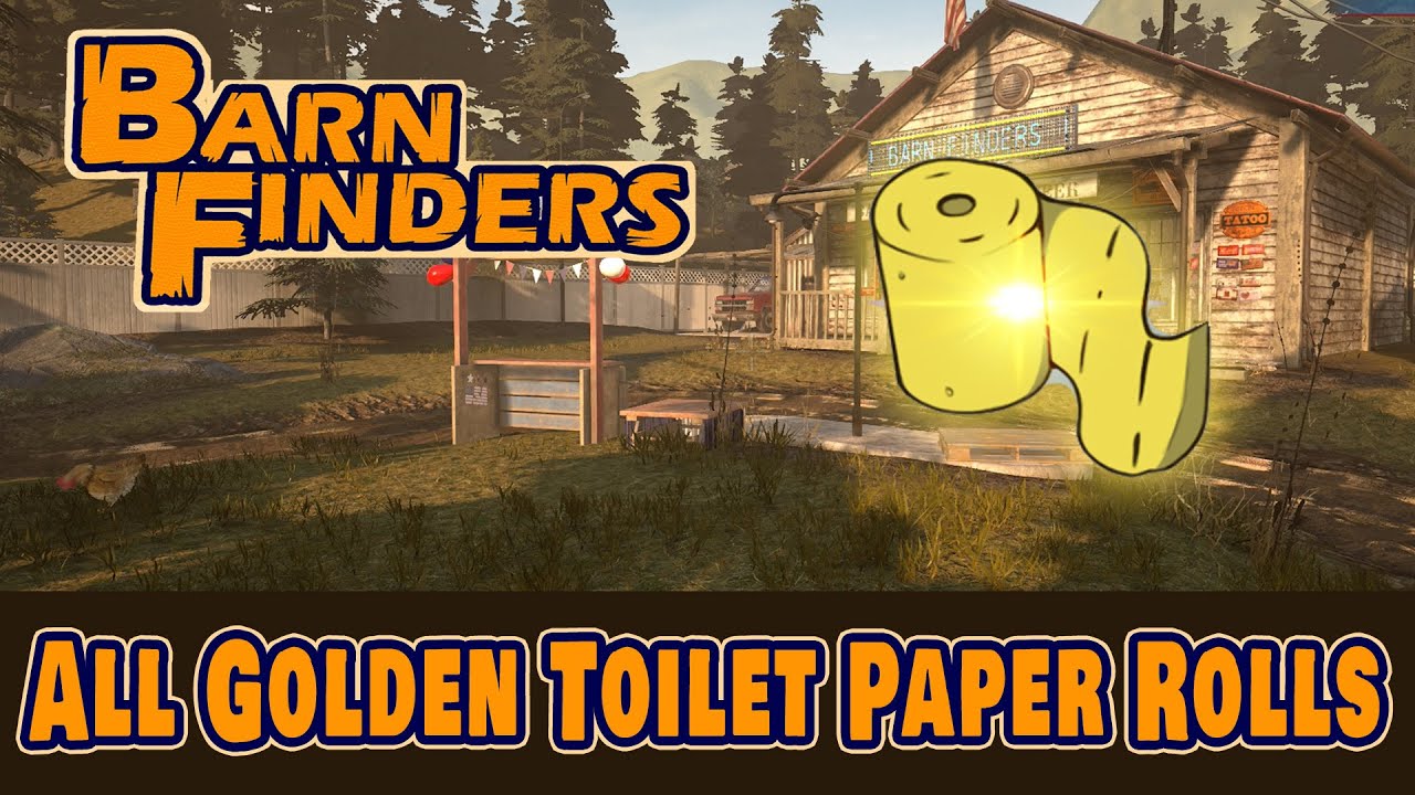 [Barn Finders] All Golden Toilet Paper Locations (Master of Number Two)