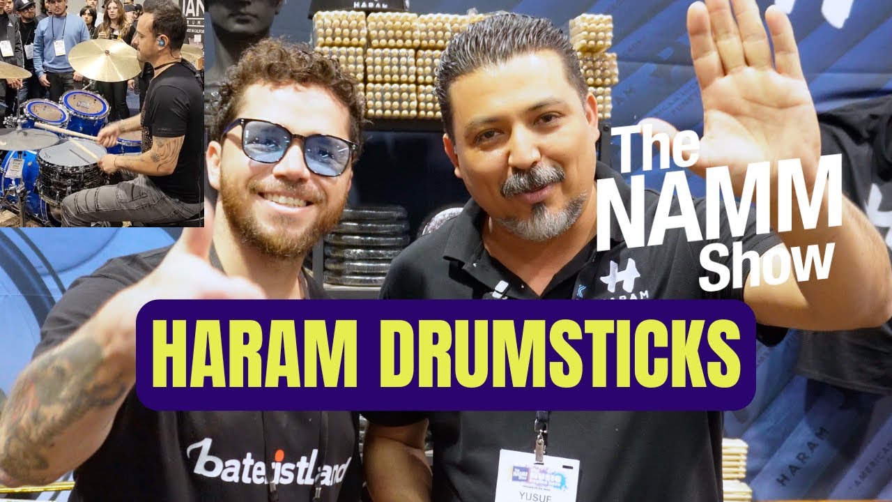 HARAM LANZA LA BAQUETA DE ALEX GÓMEZ - NAMM SHOW 2026