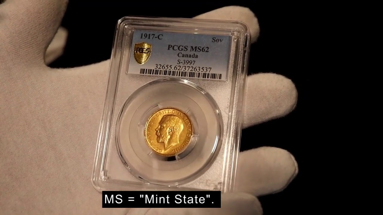 Coin Struck - 1917 Canadian Sovereign PCGS grading result