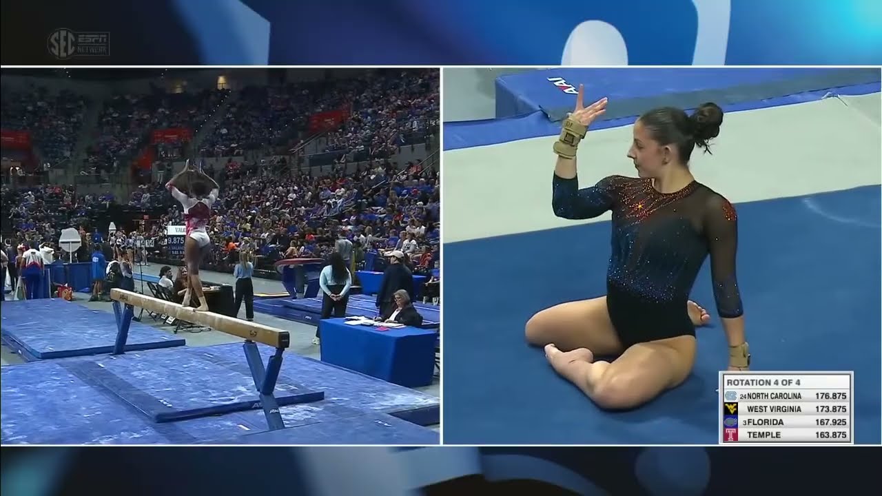 Danie Ferris (Florida) - Floor (9.875) - 2026 UNC, Temple, WVU at Florida - NCAA Gymnastics