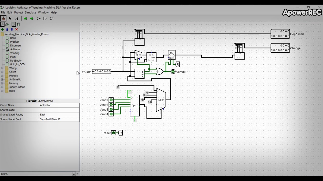 Vending Machine Circuit