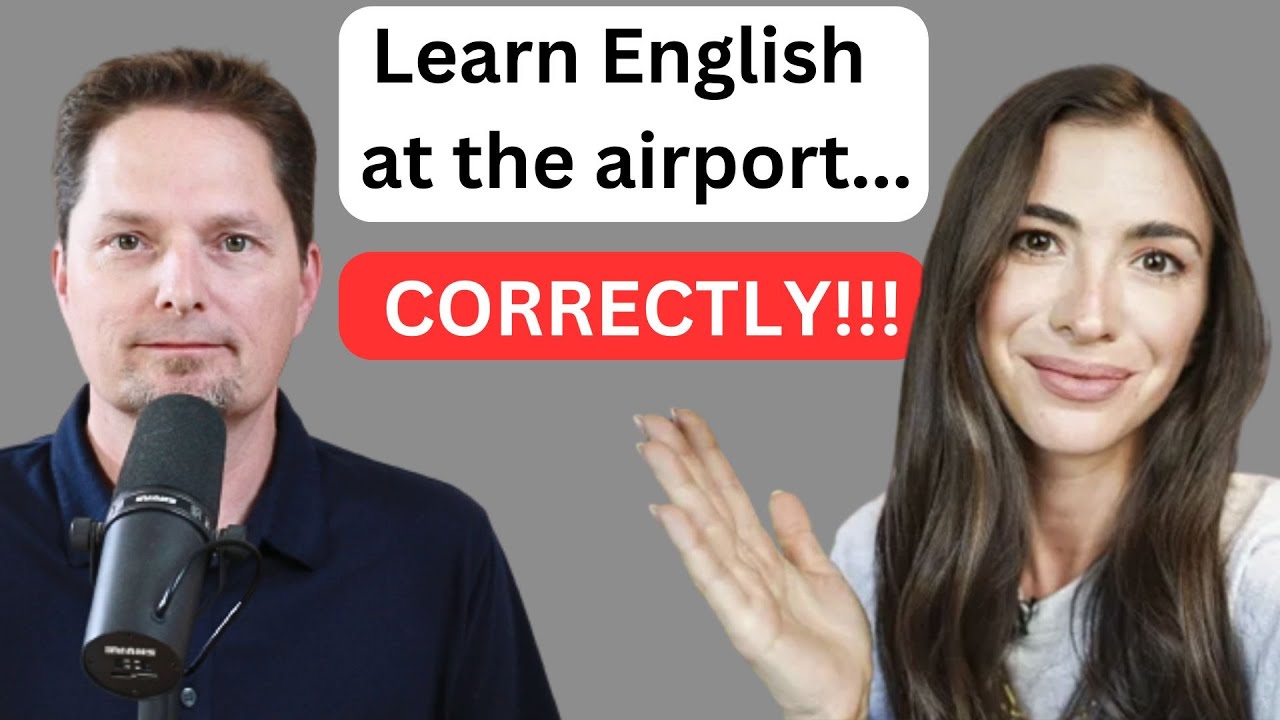 AVOID MISTAKES MADE BY MARINA MOGILKO / ENGLISH AT THE AIRPORT / AVOID MISTAKES IN PRONUNCIATION