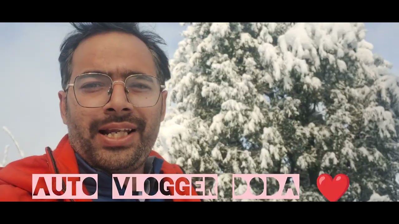 भारी बर्फबारी का नजारा | My Second Snow Vlog 🌨️​बर्फ ही बर्फ! मजा आ गया ⛄ | Snowfall in Doda 
