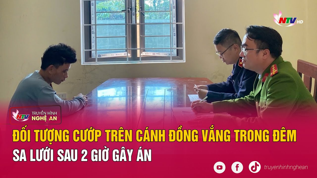 Đối tượng cướp trên cánh đồng vắng trong đêm sa lưới sau 2 giờ gây án