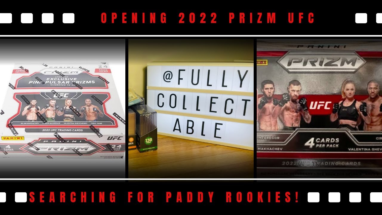 Opening a 2022 Prizm UFC 2022 Retail Box - Chasing Paddy 