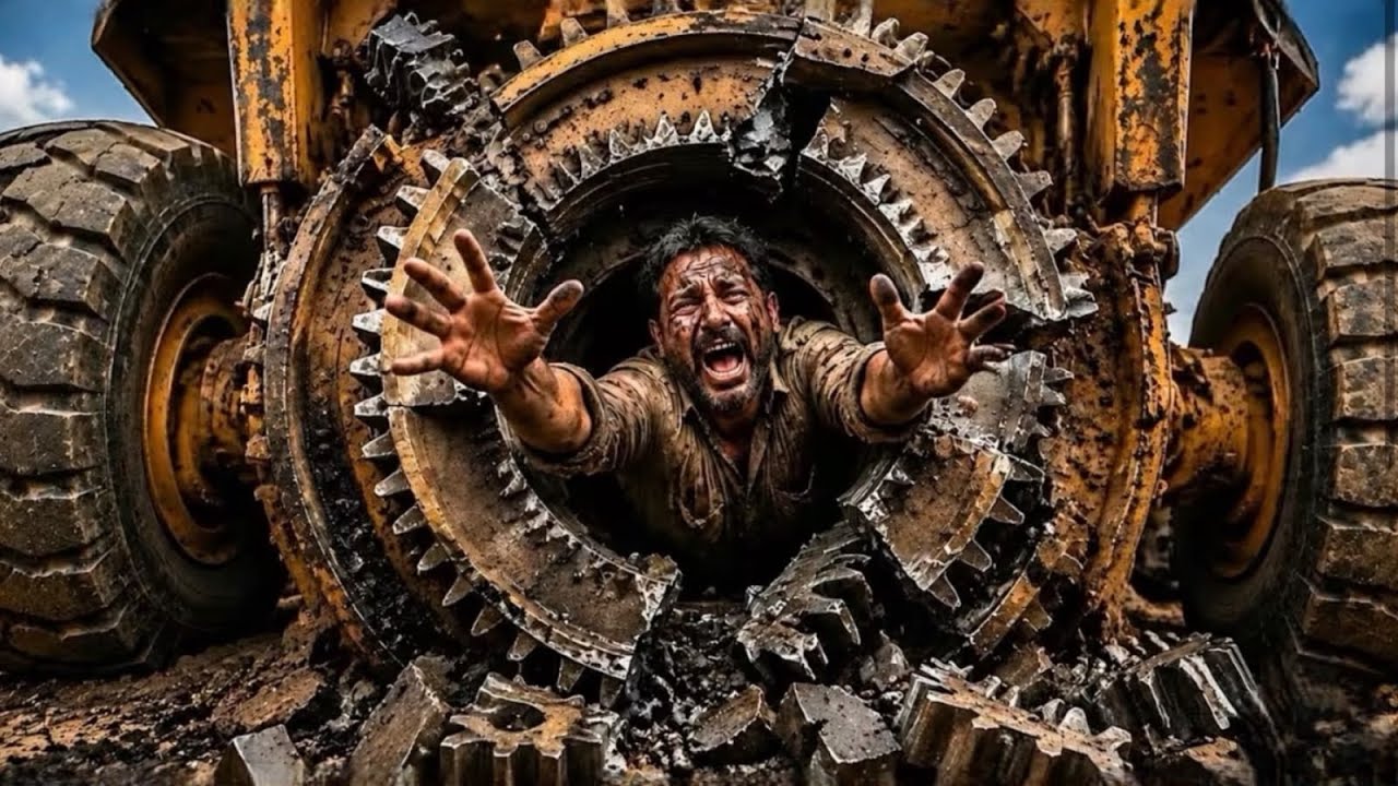 Amazing Caterpillar Front Gear Rebuild by Pakistani Mechanics | Full Restoration