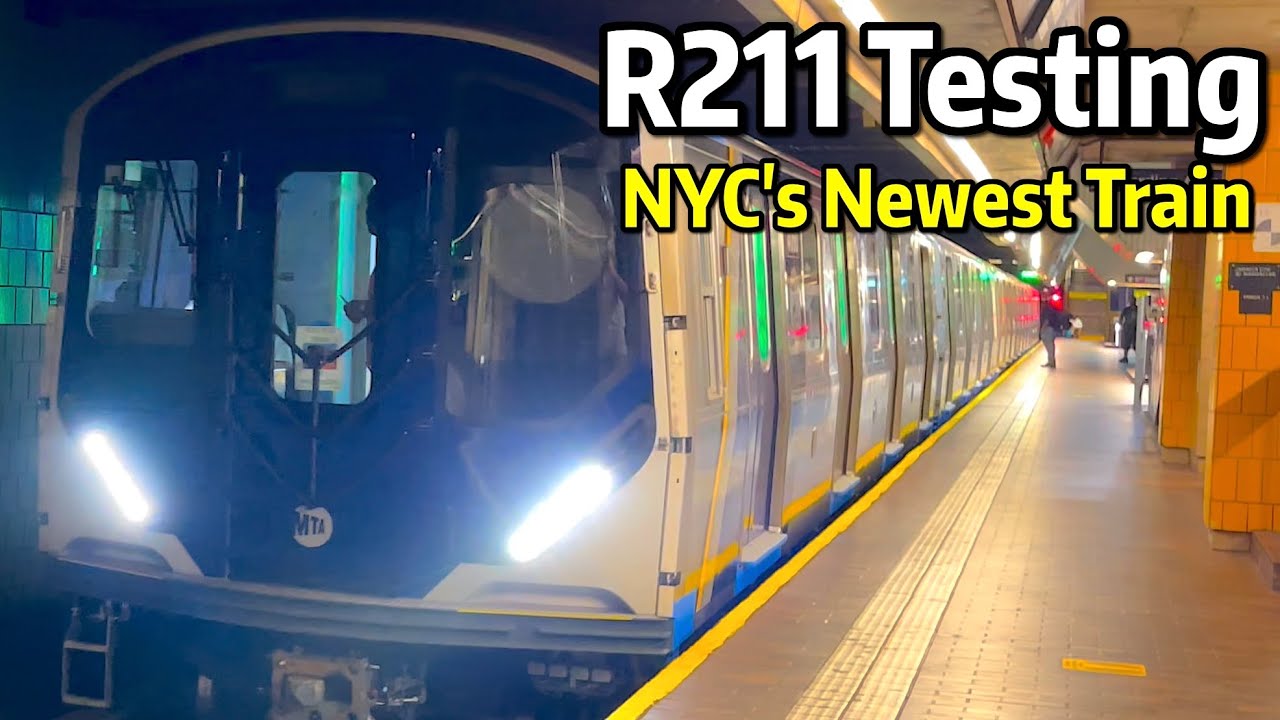 ⁴ᴷ⁶⁰ New R211 Subway Cars Undergoing Clearance Testing on the E and F Lines