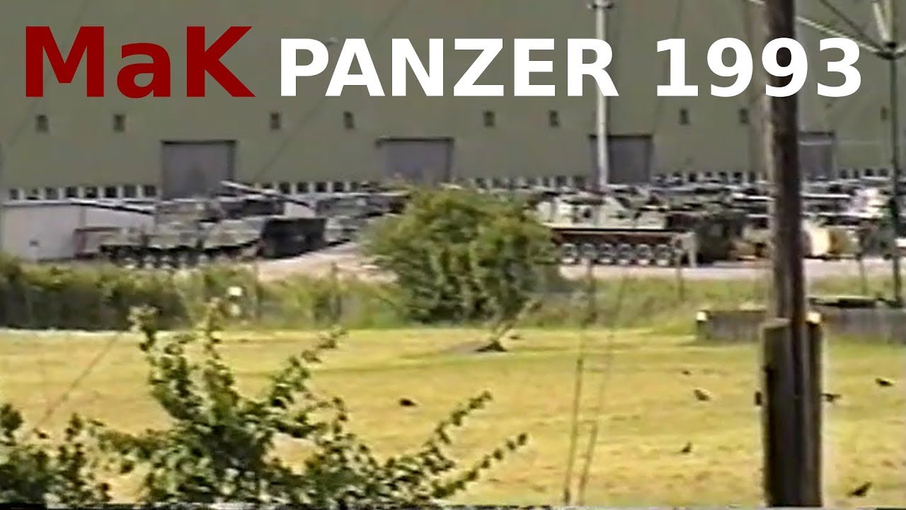 FLASHBACK 1993  MaK Panzer - tanks - Maschinenbau Kiel an der Kieler Förde