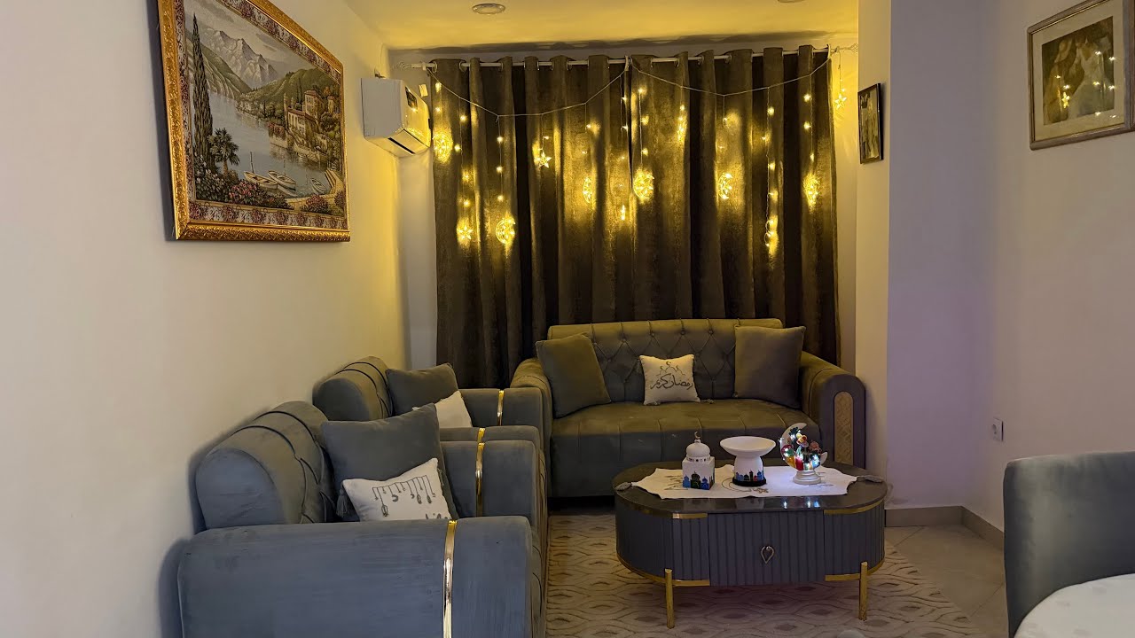  تجهيزات رمضان🌙 تنظيم الصالون و المطبخ من الصفر 😍 ديكور يهبل اجواء رمضان🌙 