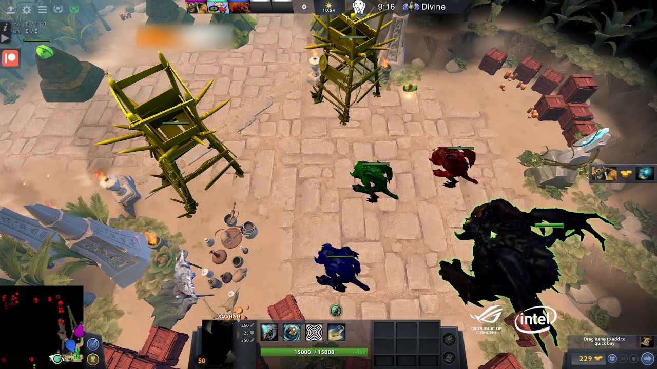 Dread's stream | Dota 2 - Roshan Defense / Bristleback | 30.03.2020