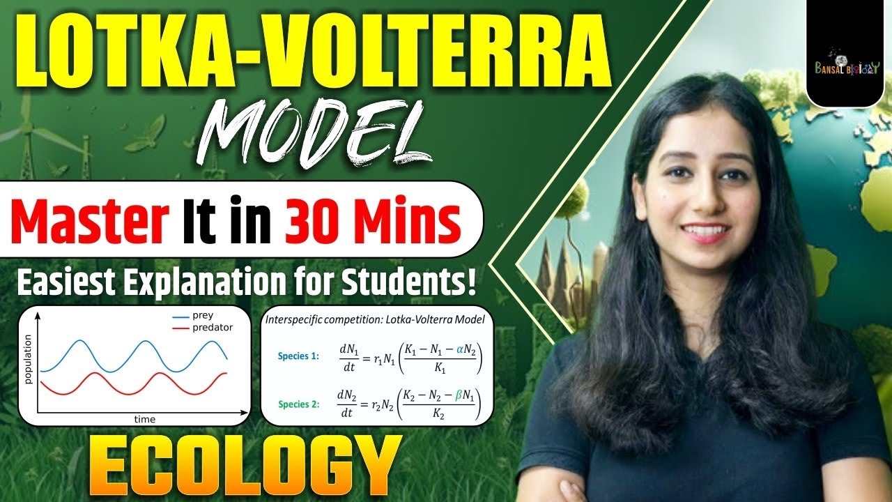 Lotka-Volterra Model Explained in 30 Mins I Ecology