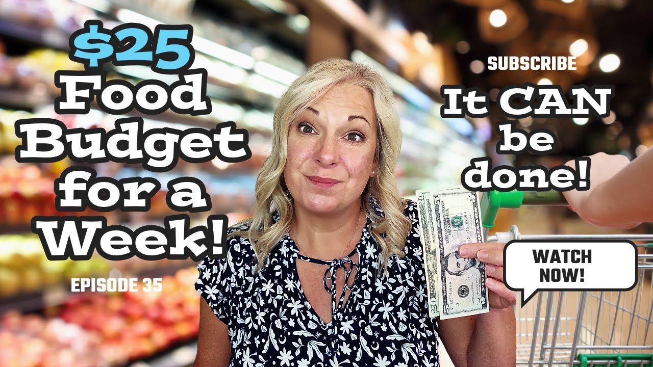 How I Spent Only $25 on Groceries and Made Meals for an Entire Week!
