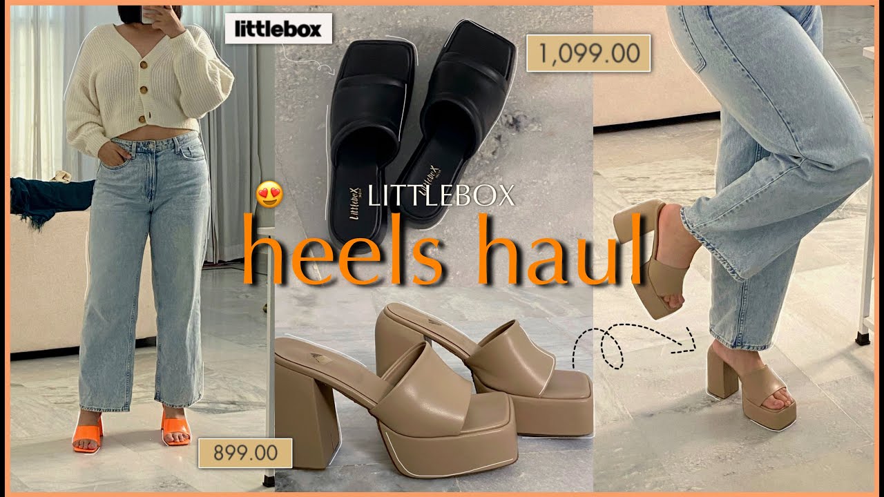 littlebox heels haul/honest review ft. trendy heels and platforms!