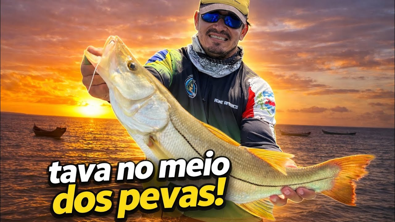 NÃO ERA PEVA… OLHA O QUE EU PEGUEI! 😱🎣