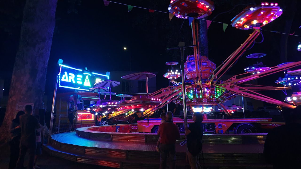 luna park di legnago (vr) in notturna 2023