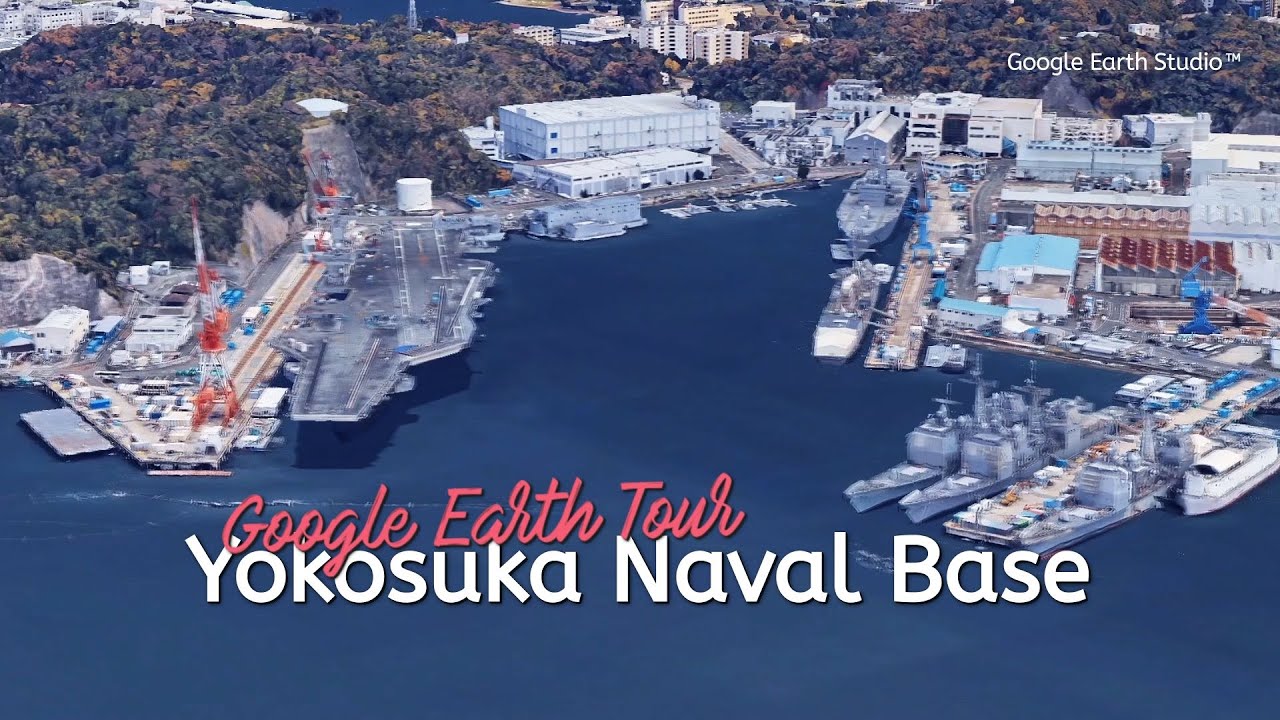 Yokosuka: Google Earth Studio tour (HD)