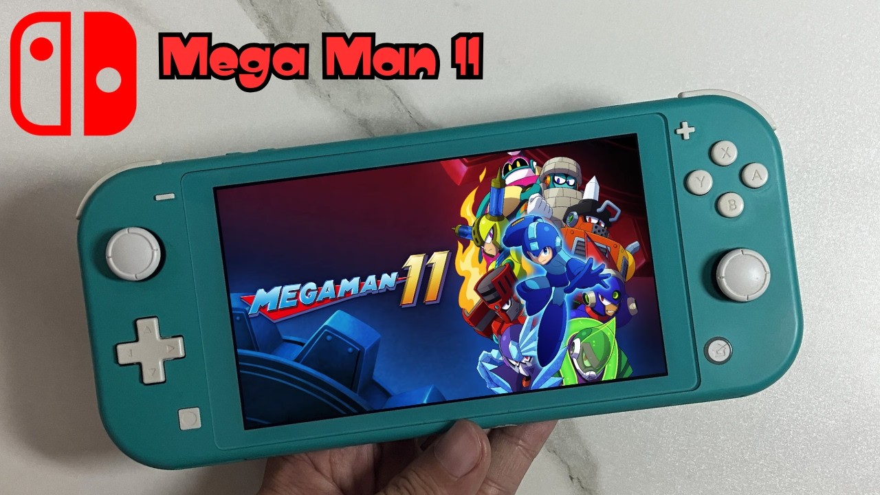 Mega Man 11 + Update 1.0.2 | Nintendo Switch Lite Gameplay Handheld
