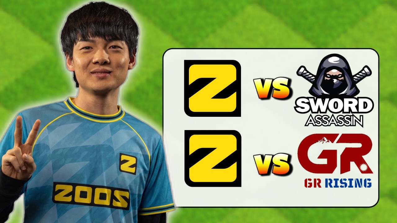 Zoos Esports vs Sword Assasin and more  Clash of Clans