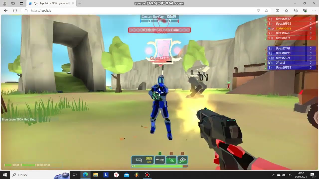 Repuls.io EPIC BATTLE GAMEPLAY with VEHICLES! новый шутер Репульс ио! #RwncChallenge