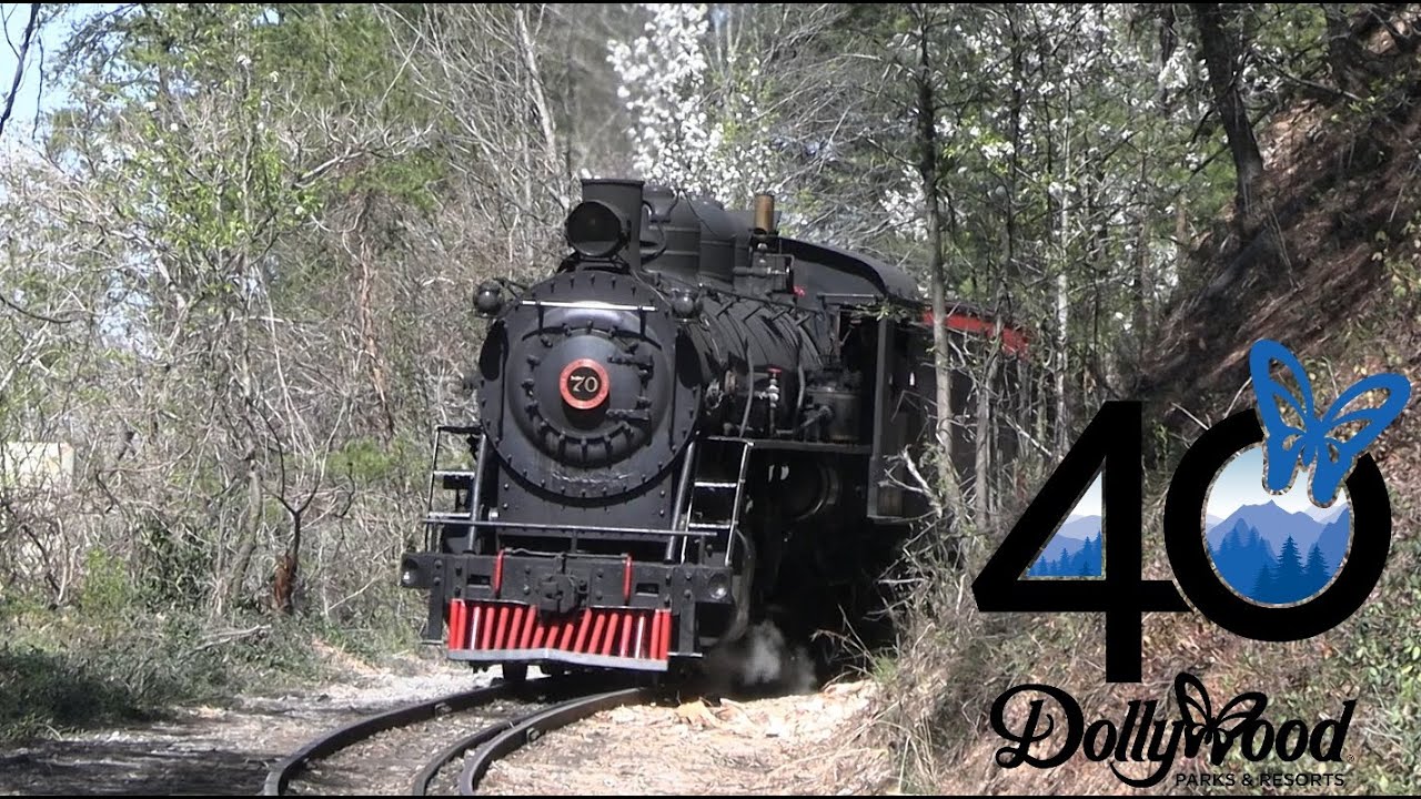 Dollywood Express, 40th Anniversary, 2-8-2 No. 70, Test Run Day, 3-18-25