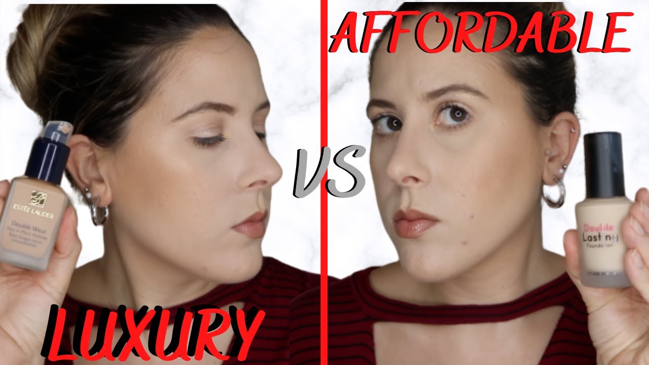ETUDE HOUSE DOUBLE LASTING FOUNDATION BEIGE VS ESTEE LAUDER | FIRST IMPRESSION + WEAR TEST