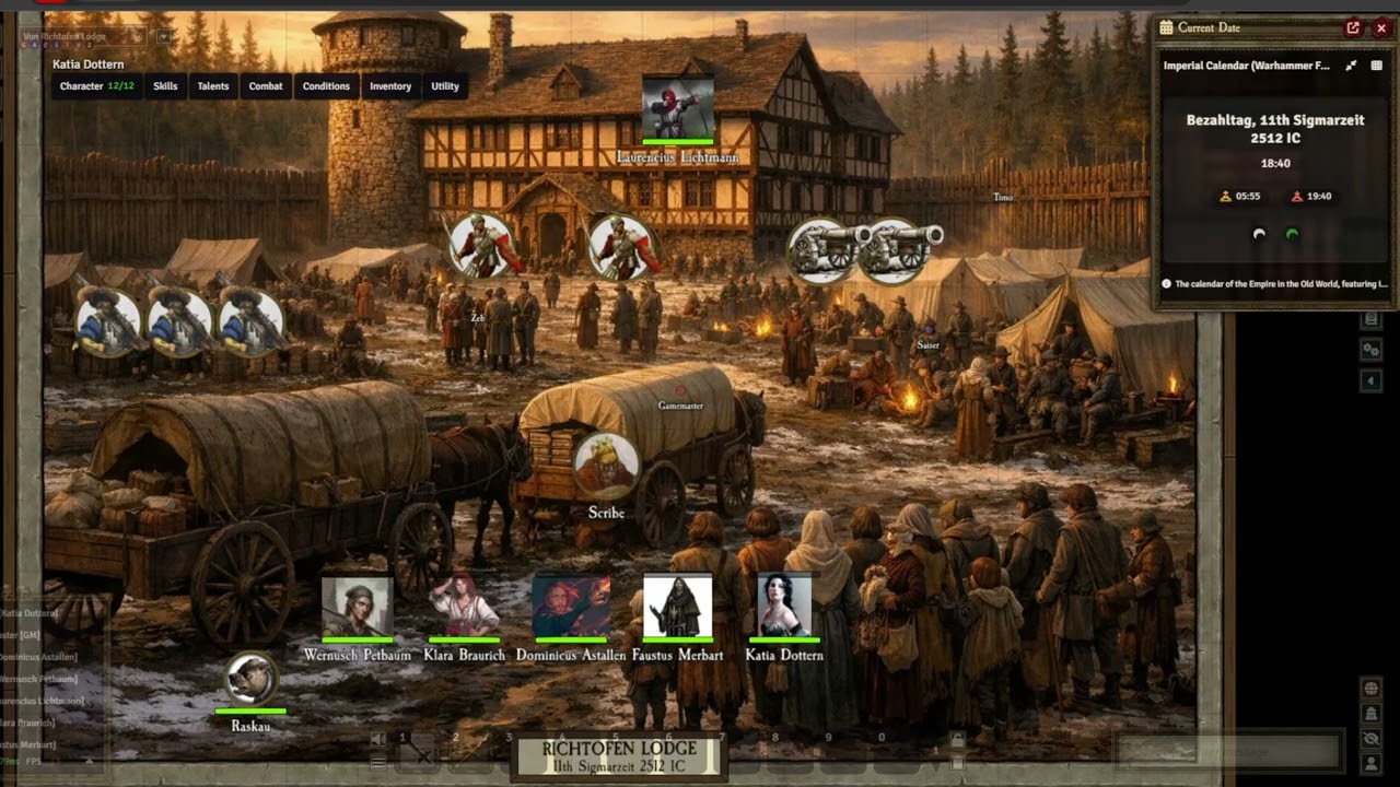 Warhammer Fantasy session 1. Welcome to Reikland (Part 2/11)