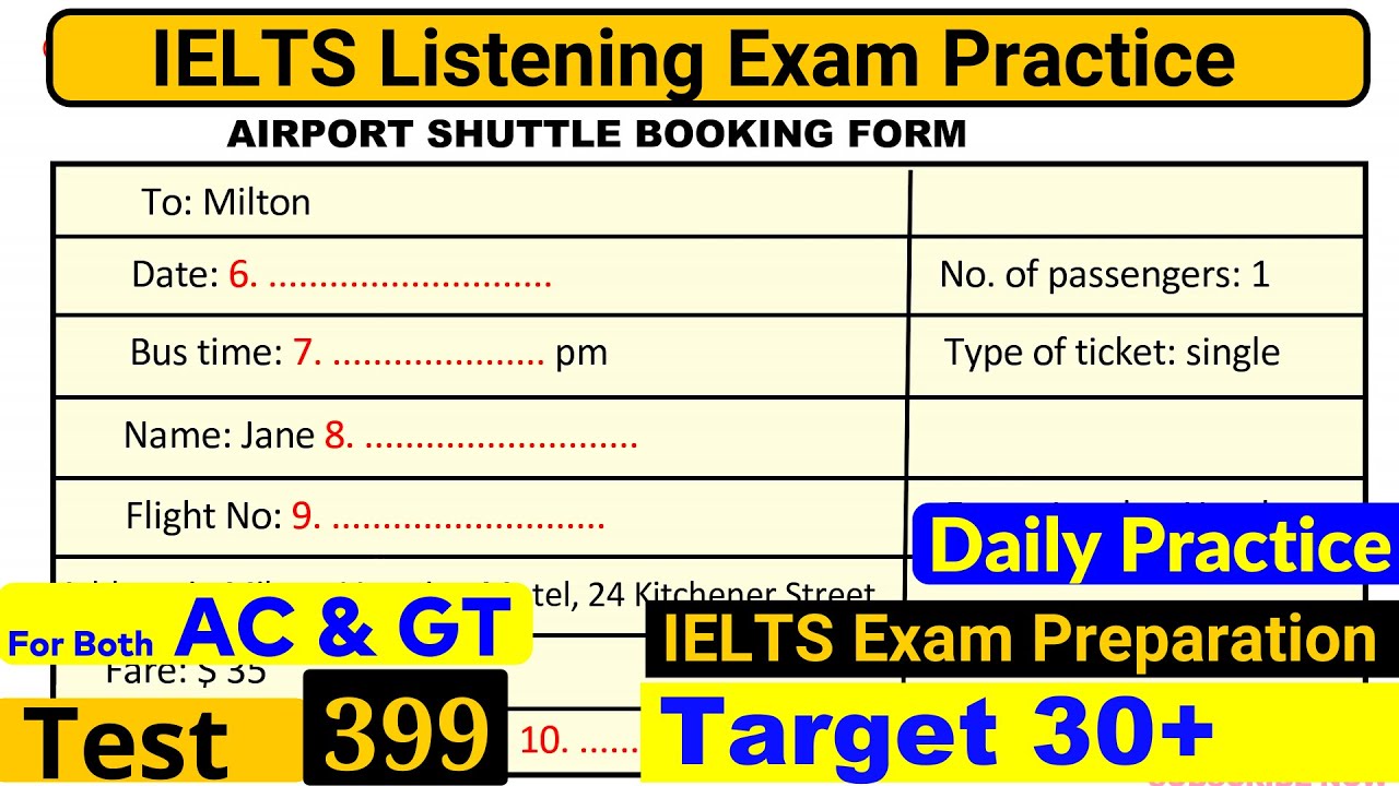 IELTS Listening Practice Test 2024 with Answers [Real Exam - 399 ]