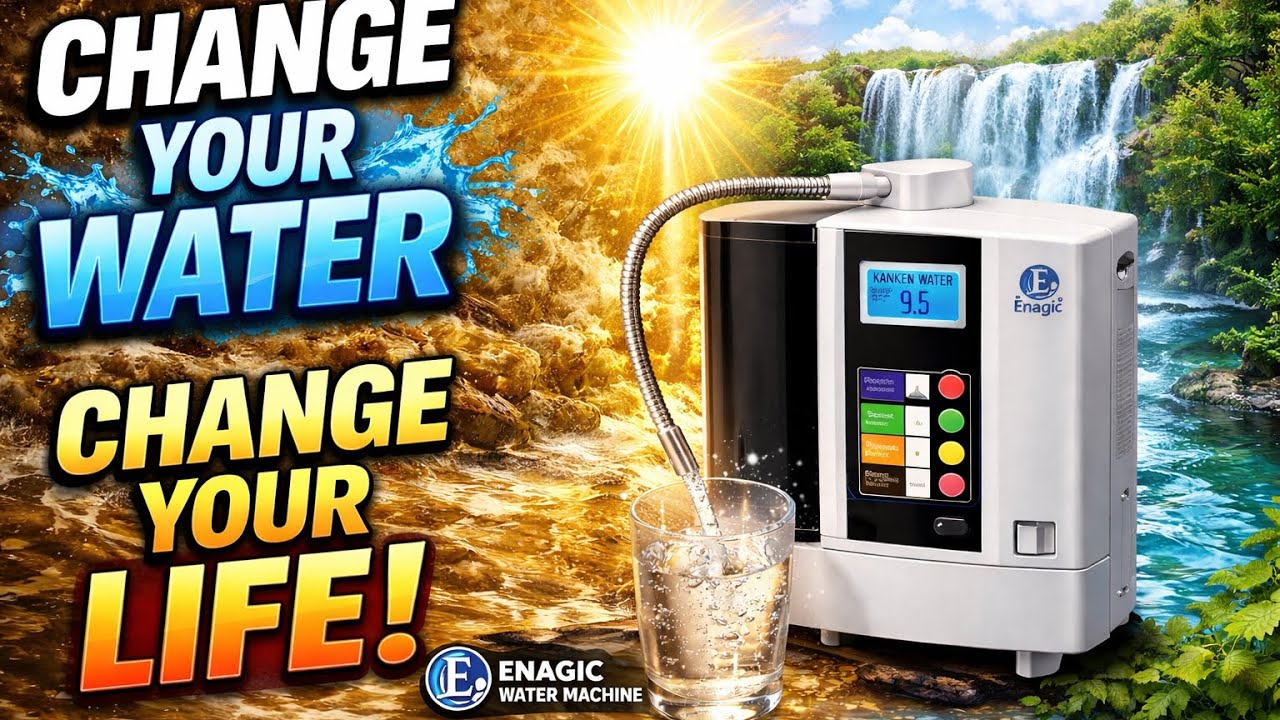 CHANGE YOUR WATER CHANGE YOUR LIFE! THE ENAGIC WATER MACHINE EXPLANED