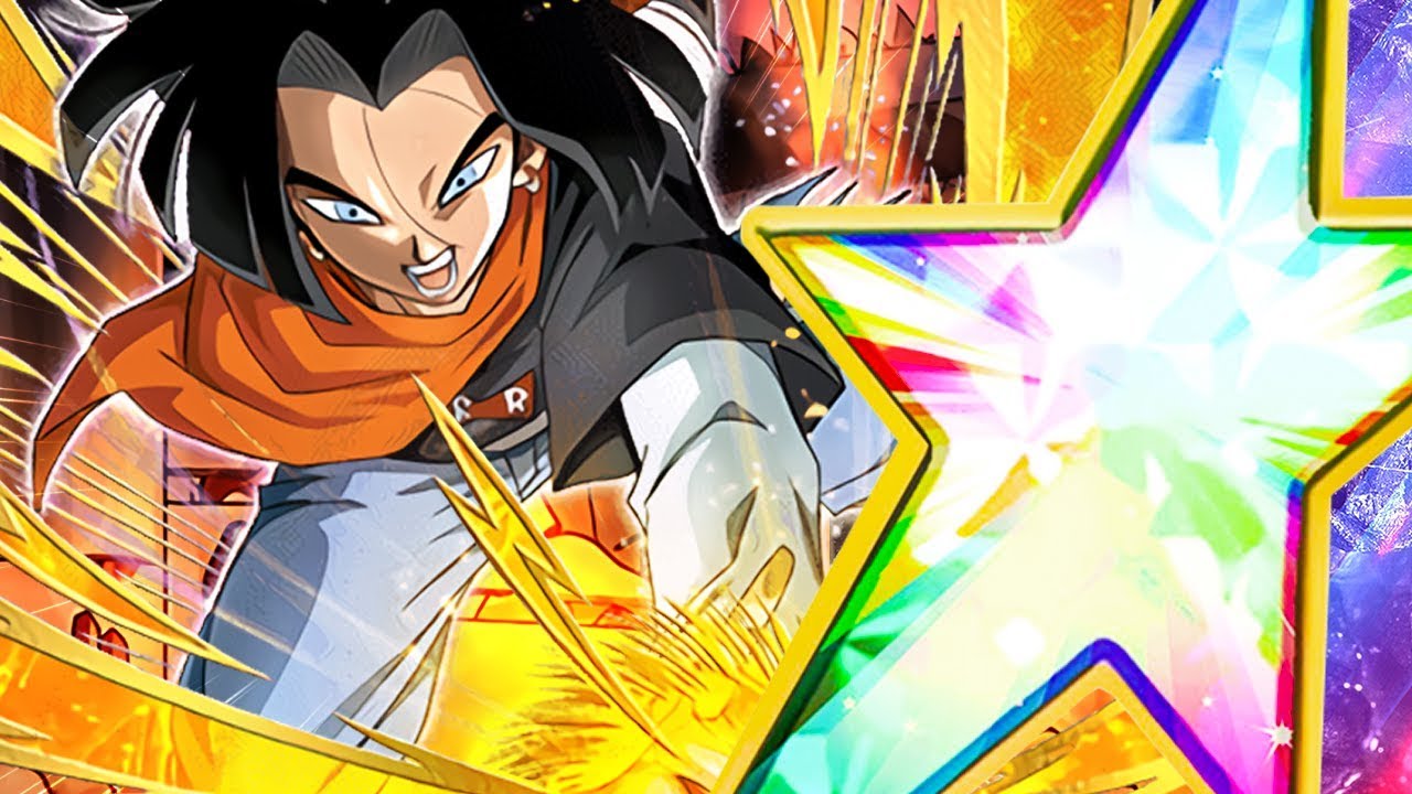 GOOD BEFORE THE EZA? 100% RAINBOW STAR STR ANDROID 17! (DBZ: Dokkan Battle)