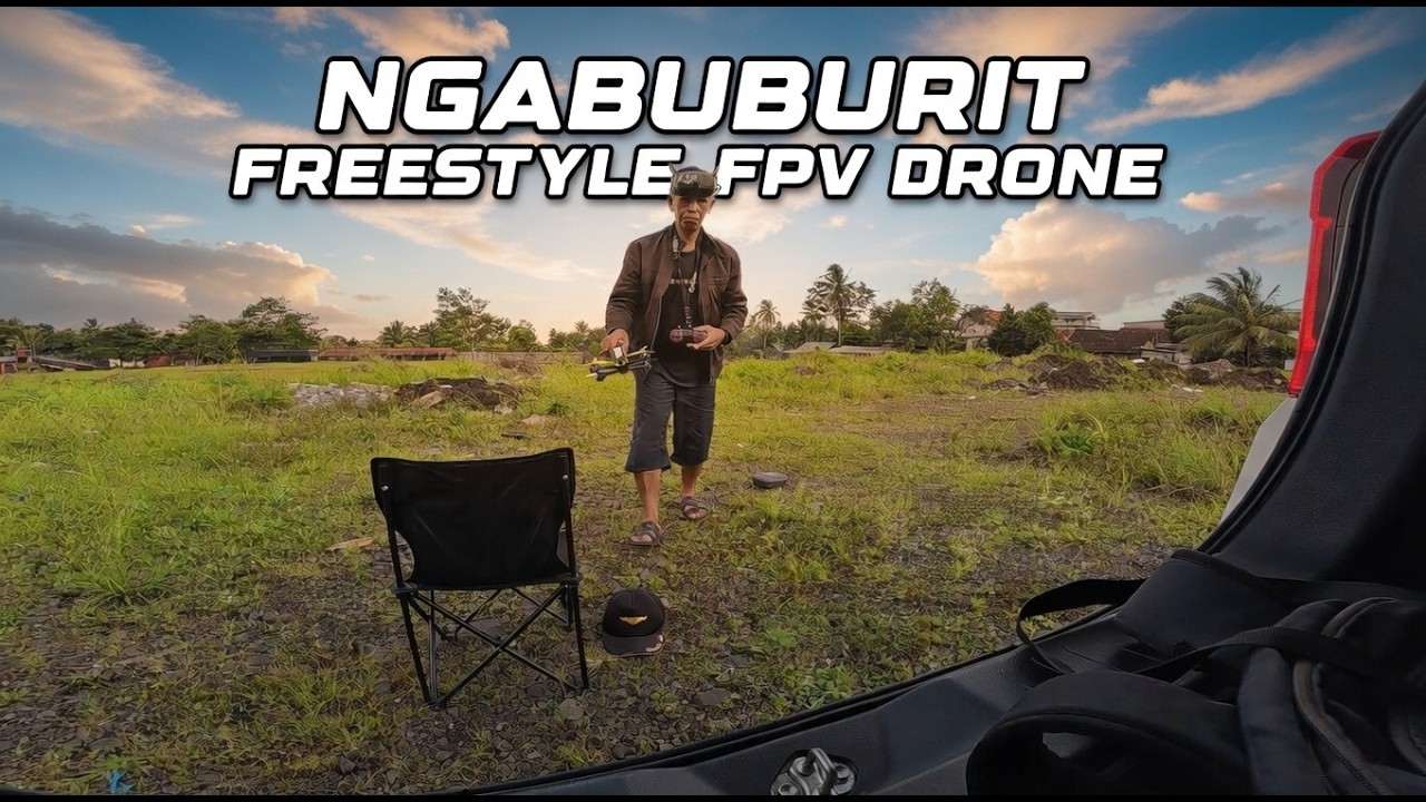 NGABUBURIT TERASA LEBIH BAHAGIA KETIKA FLY FPV DRONE 🚀