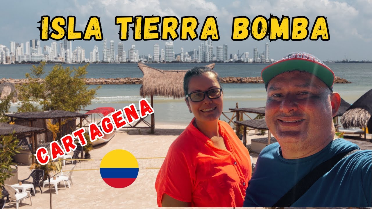 🏖️DESCUBRE la Isla TIERRA BOMBA Cartagena 💥Una noche en Santuario Beach
